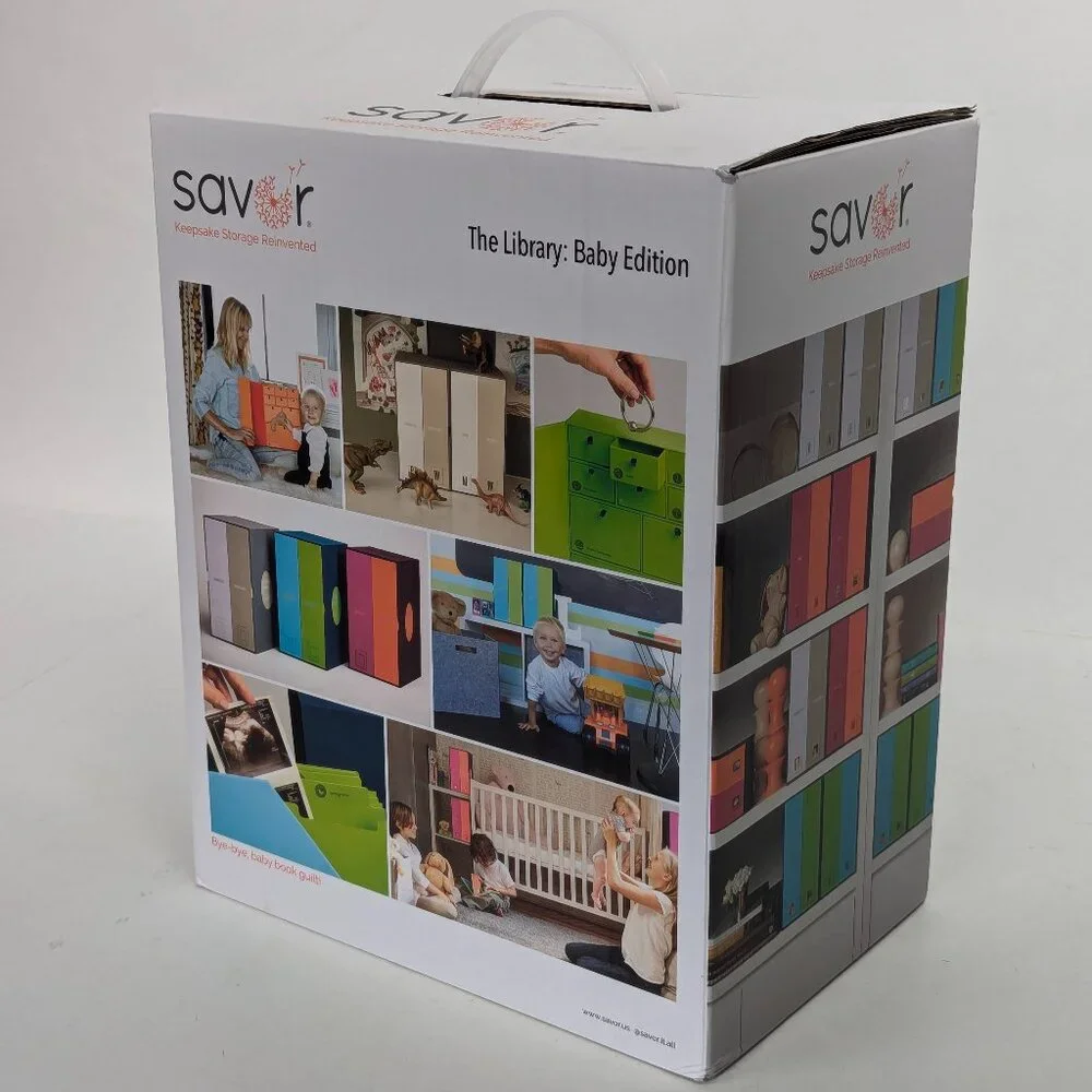 SAVOR The Library: Baby Edition. Khaki, Grey, White - Unisex- NEW IN BOX